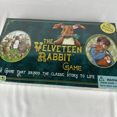 NEW The Velveteen Rabbit Board Game Family Toddler Age 4+ Classic Story ...
