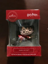 Hallmark Harry Potter Christmas Ornament 2019 Red Box Flying on Broom New