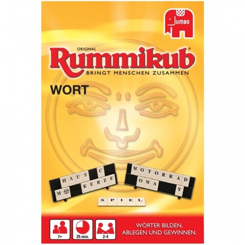 Original Rummikub Word Compact IN Metal Box German eBay