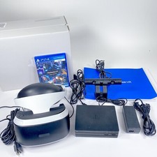 Playstation VR Bundle CUH-ZVR2 w/ Ps4 Motion Cam 220193 No Controllers