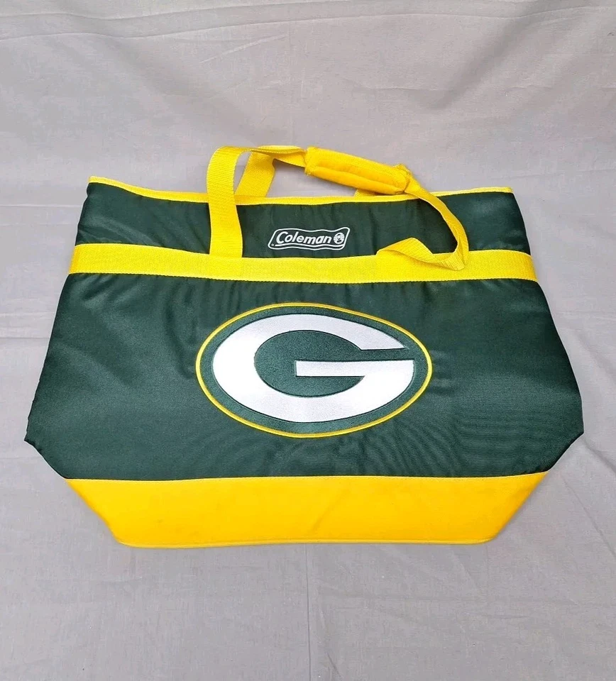 NFL Green Bay Packers Coleman Enfriador de Comestibles BOLSO AISLADO 22" X 16" Foto 2 de 4