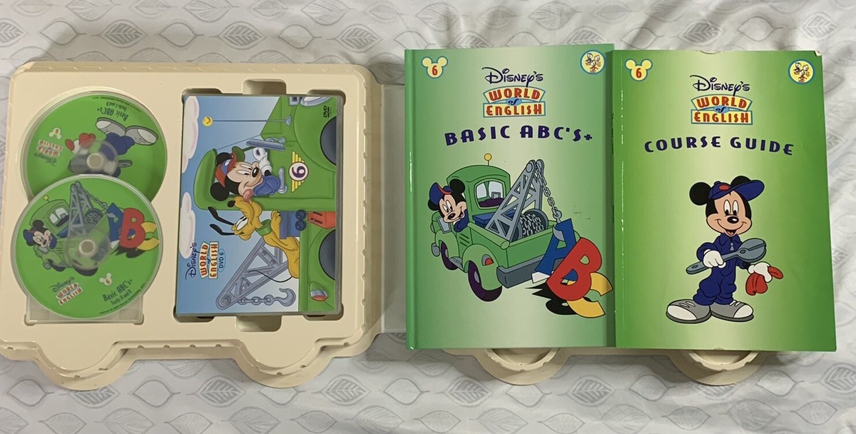 Walt Disney 2007 World Of English Collectible/ Learning Books And
