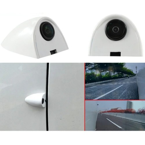 Cámara de retroceso de punto ciego de visión trasera lateral de 12 V 4 pines para camión autobús autocaravana
