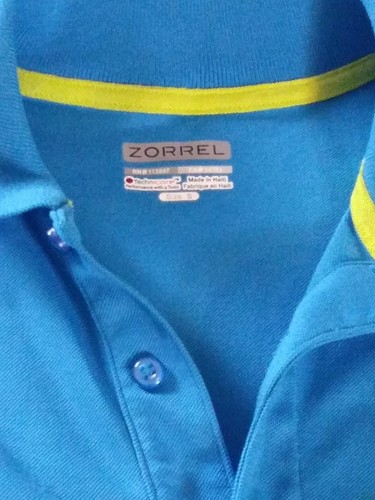 Blaues Polo Zorrel Herren L Poloshirt Größe S Blau Pullover Guc - Bild 3 von 4