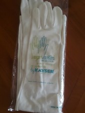 Vintage 60's Kayser Magic Motion One Size Fits All White Long Gloves 