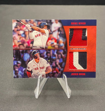 2025 Topps Series 1 Rafael Devers/Jarren Duran Double Patch 3/5 Redsox MLMDR-DED
