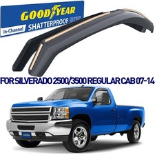 Side Window Deflectors Rain Guards for 2007-2014 Chevy Silverado Regular Cab