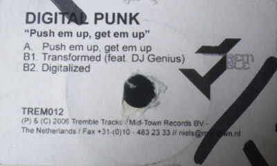 Digital Punk - Push Em Up, Get Em Up (12'', W/Lbl) (Very Good (VG)) - 2402357696