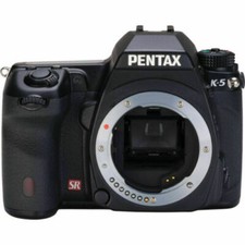 PENTAX Pentax K-5 16.3MP Digital SLR Camera - Black body w. accessories