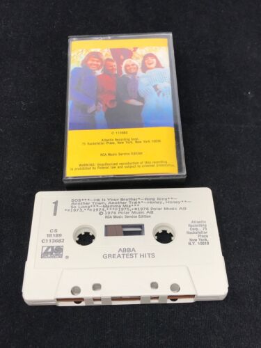 ABBA - Greatest Hits - Cassette Tape Atlantic CS-18189 VTG 1976 C 113682