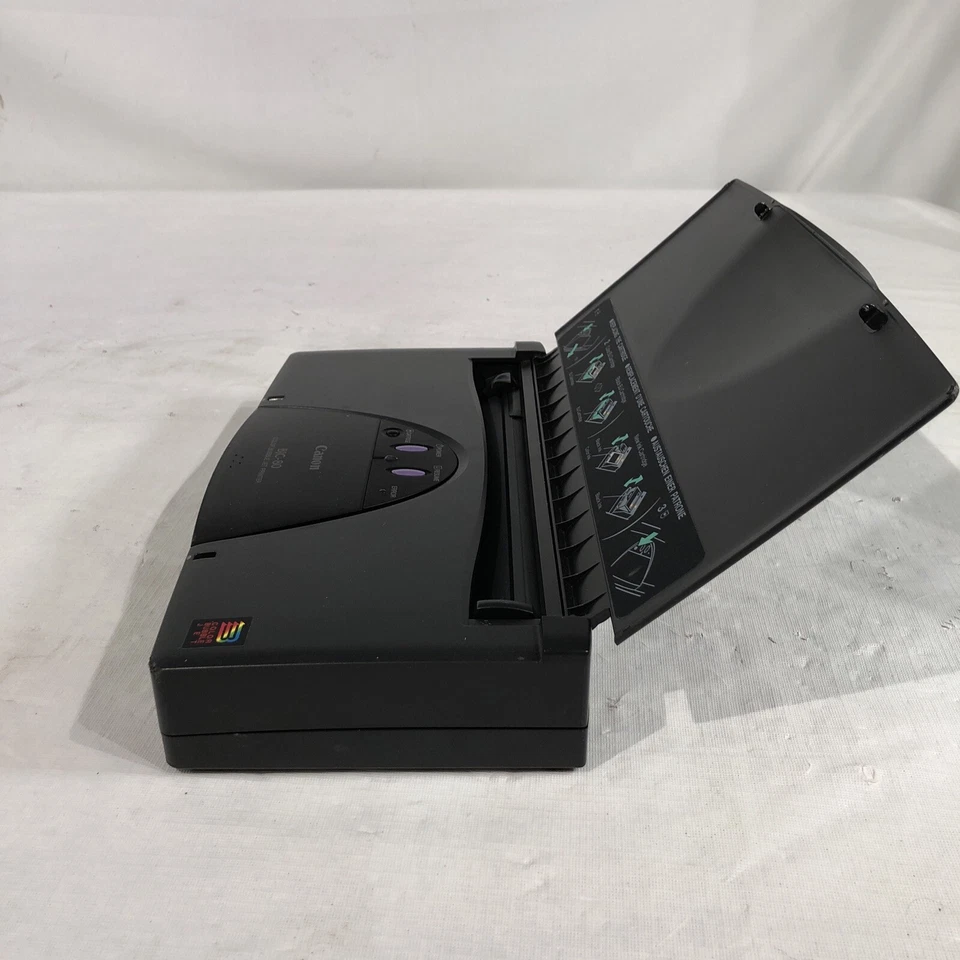 Canon BJC 80 Bubble Jet Color Printer Untested, No Cords - Image 4 of 4