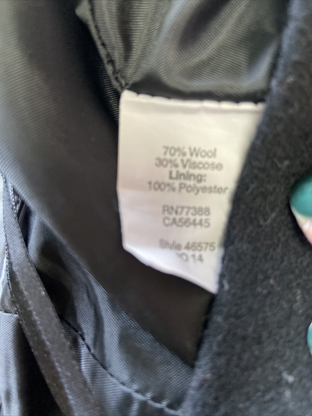 BLACK BASIC Jcrew Black Wool knee length Pencil S… - image 9