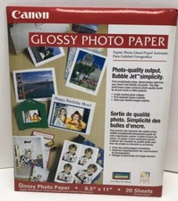 Canon GP-301 Glossy Photo Paper 8.5 x 11, 20 Sheets - Sealed