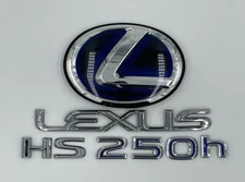 10 11 12 LEXUS HS250H REAR TRUNK LID EMBLEM BADGE LOGO NAMEPLATE LETTERS SET