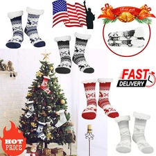 Winter Foot Warmth Thickened Cashmere Lined Socks Non-Slip Sleeping Socks Anti-O