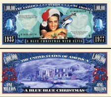 OUR ELVIS PRESLEY BLUE CHRISTMAS BILL (2 Bills)