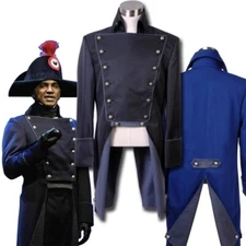 Les Miserables Musical Play Norm Javert Men's Uniform Performance Costume Jacket