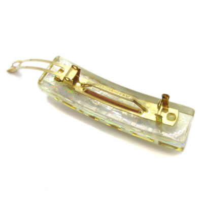 Chanel Hair Clip Barrette Clear Acrylic 97P 91496 | eBay display picture 3