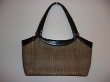 CITY DKNY Brown & Beige Handbag