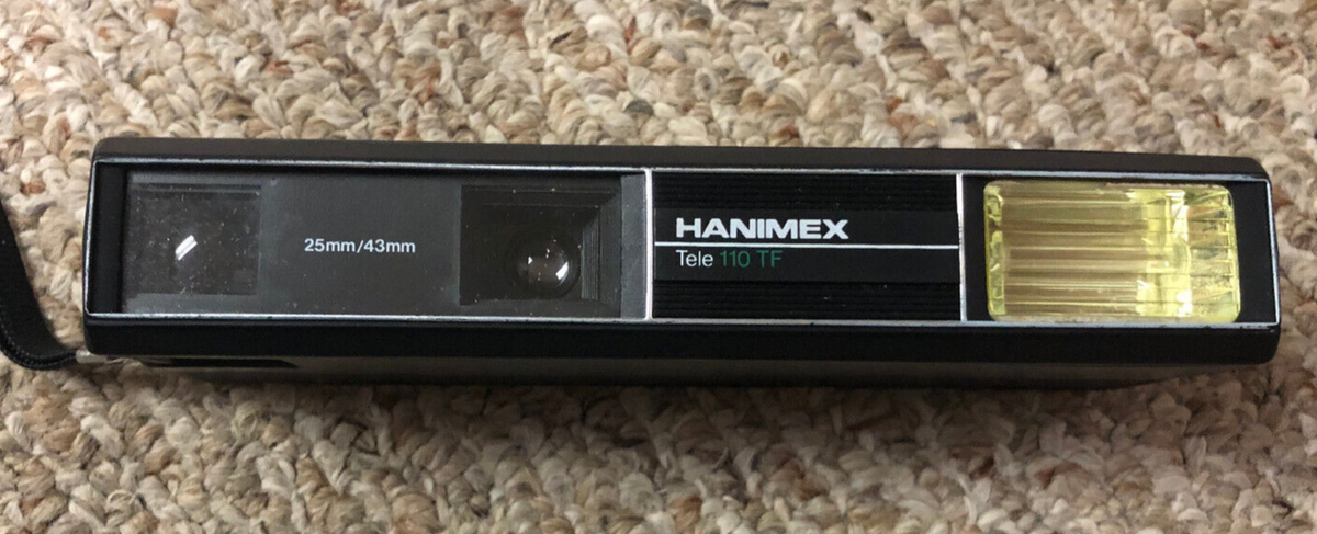 Vintage Hanimex Tele 110 TF Instant Flash Camera (1978
