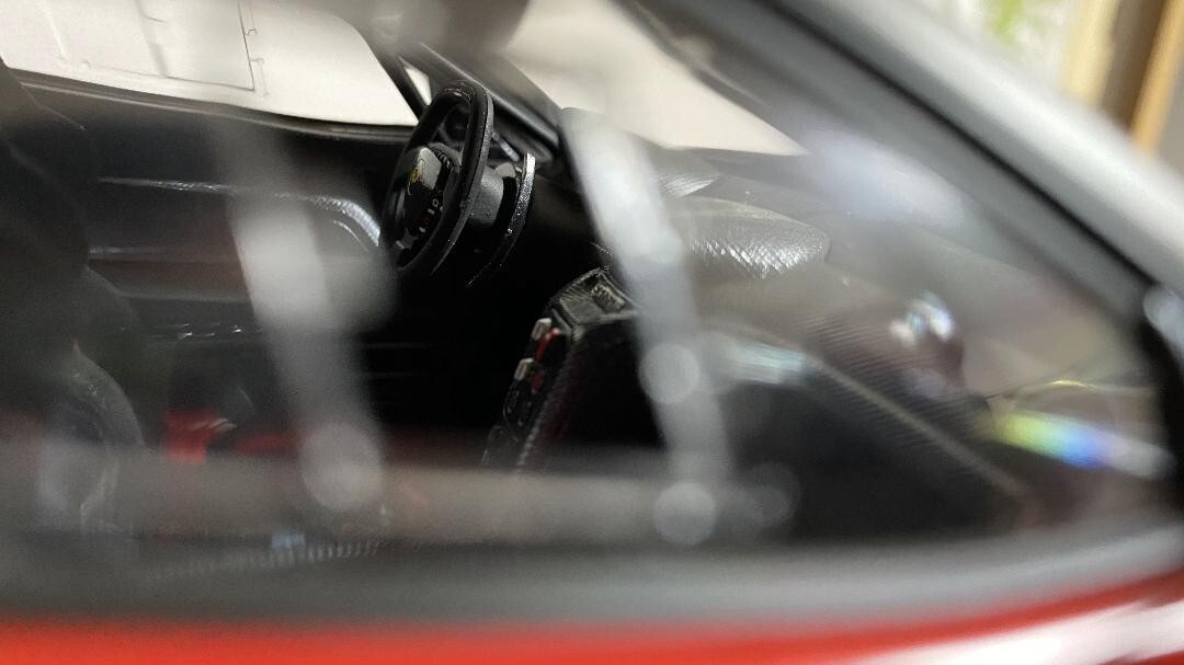 【箱なし】1/18 マテル エリート フェラーリ 599XX #3 ミニカー 1/18 Mattel Elite Ferrari 599XX #3 Red No Box From Japan