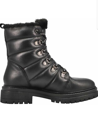 Cougar Vantage Black Leather Winter Waterproof Boots For Women