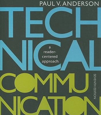 Technical Communication Paperback Paul V. Anderson