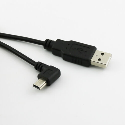 1x 3M Mini USB Male 90 Degree Left Angled to USB 2.0 A Male for Camera Mp4 GPS - Picture 3 of 7