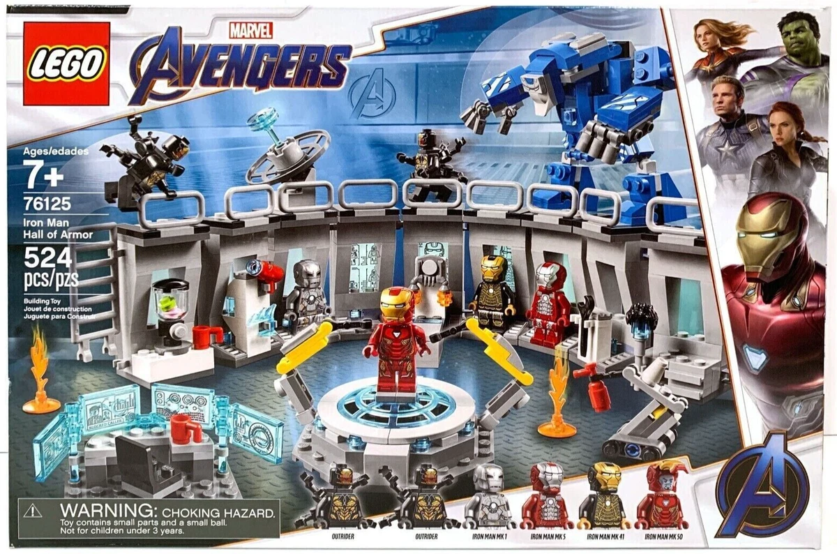 Lego Marvel Avengers Iron Man Hall of Armor Super Heroes Set