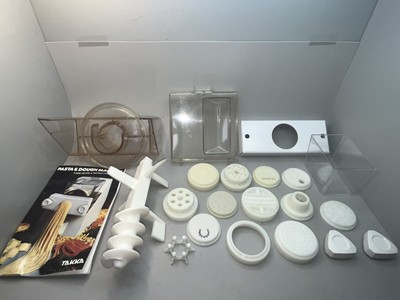 Lot of 20 Takka Pasta Express Machine Dies Discs and Parts CTC X1000 X2000 X3000