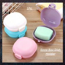 With Lid Travel Reusable Soap Box Dish Holder Bathroom Container Soap Case