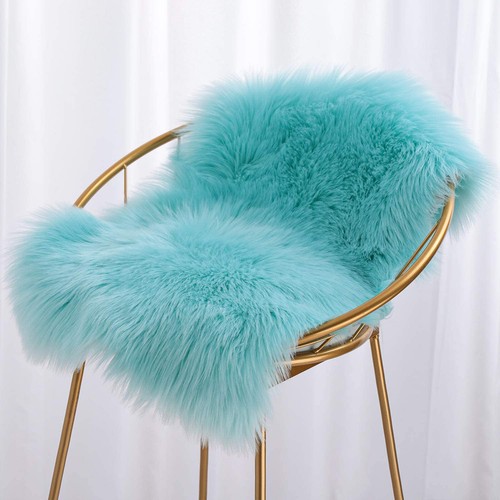 Latepis Faux Fur Sheepskin Area Rugs Soft Shaggy Carpet for Living Room Bedroom - Picture 60 of 219