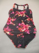 Swimsuit For All Size XL Womens Lined Wireless Back Close One-Piece Swim Suit 2A