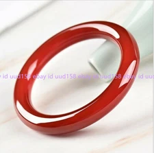 New Natural Red Jade Jadeite Jade Gemstone Bangle Bracelet 56-62mm Jewelry