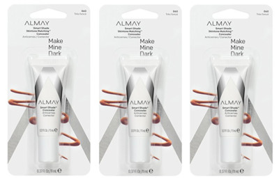 Almay Smart Shade Skintone Matching Concealer Make Mine Dark #060 (3 Pack)