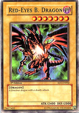 Red-Eyes B. Dragon SD1-EN002 Yu-Gi-Oh! Heavy Play 1st Edition
