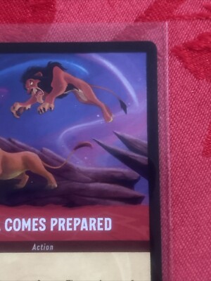 be prepared foil ロルカナ Disney Lorcana BE PREPARED Foil 128/204 Rare The First