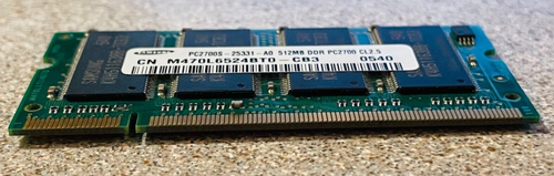 Samsung 512MB DDR PC2700 CL2.5 RAM Memory Module M470L6524BT0-CB3-New - Picture 3 of 7