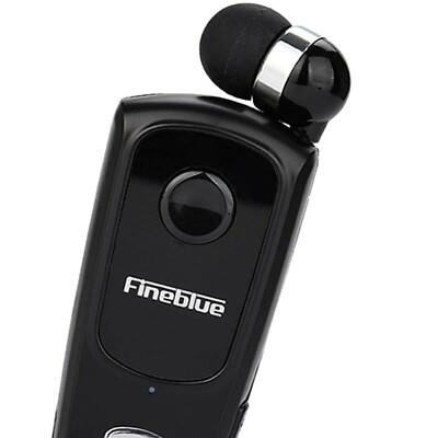 Auricolari Conduzione Ossea Andowl Q-HE626 AURICOLARE CUFFIE BLUETOOTH RETRATTILE WIRELESS CLIP Con Auricolari Bluetooth Con Filo - Foto 4