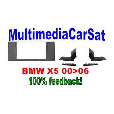Mascherina Cornice Radio 2 DIN Phonocar per BMW X5 E53 (2000-2006)