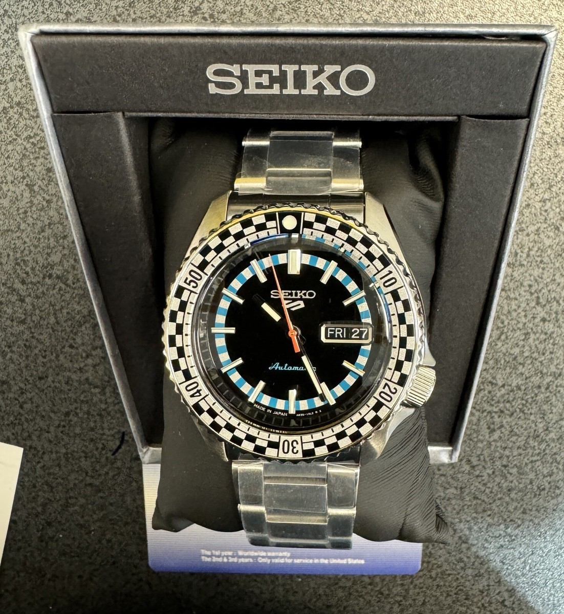 Seiko 5 Sports Special Edition Black Dial Automatic Men's Watch