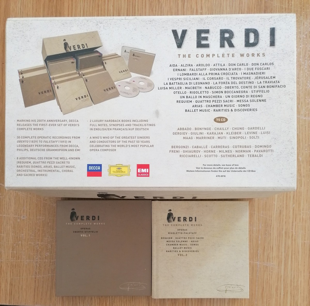 VERDI THE COMPLETE WORKS BOX SET ヴェルディ Verdi: The Complete Works (CD, Feb-2013, Decca) for sale