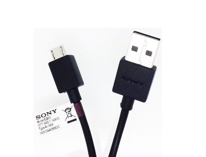 Micro-USB-Schnelladekabel 2 M – Nylon Geflochten, Kompatibel Mit Sony Xperia, 2,4 A, Datenübertragung