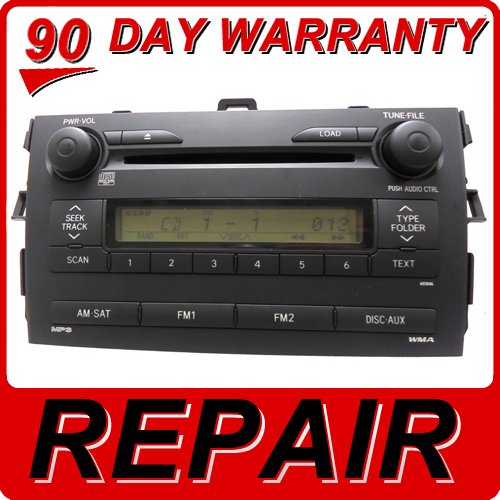 REPAIR SERVICE ONLY Toyota Corolla JBL Radio 6 Disc Changer CD Player OEM FIX