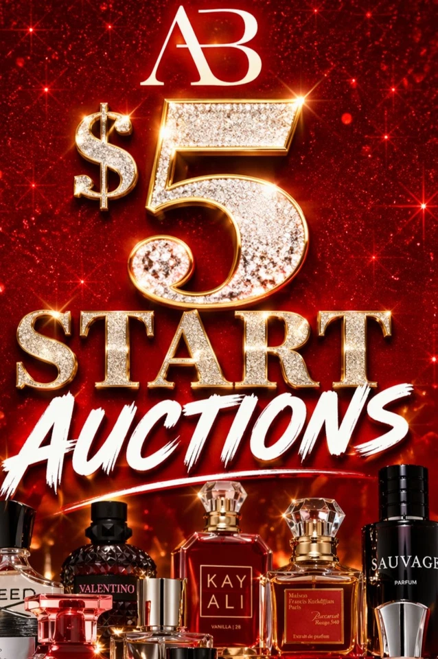 $5 START FRAGRANCE AUCTIONS 🔥 Designer & Inspired Perfume  4/27