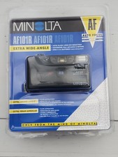 Vintage Minolta AF101R 35mm Point Shoot Film Camera Autofocus Tested