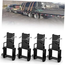  Trailer Stake Pocket Winch Heavy Duty（4 Pack）Stake Pocket Tie Down 16200 LBS 