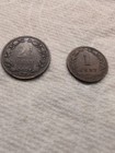 Lot of 2 Netherland Coins, 1877 2 1/2 Cent, 1892 1 Cent, both Bronze and VF. — photo 2