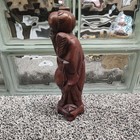 10 inch  Shou Lao Shou Xing Hand Carved Wood Statue Asian Chinese God  nice wood — photo 3