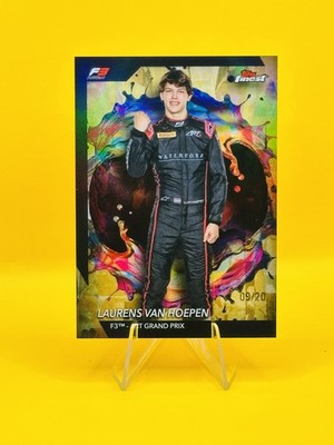 2024 Topps Finest Formula 1 - Rare Laurens van Hoepen #265 Gold Refractor /20...